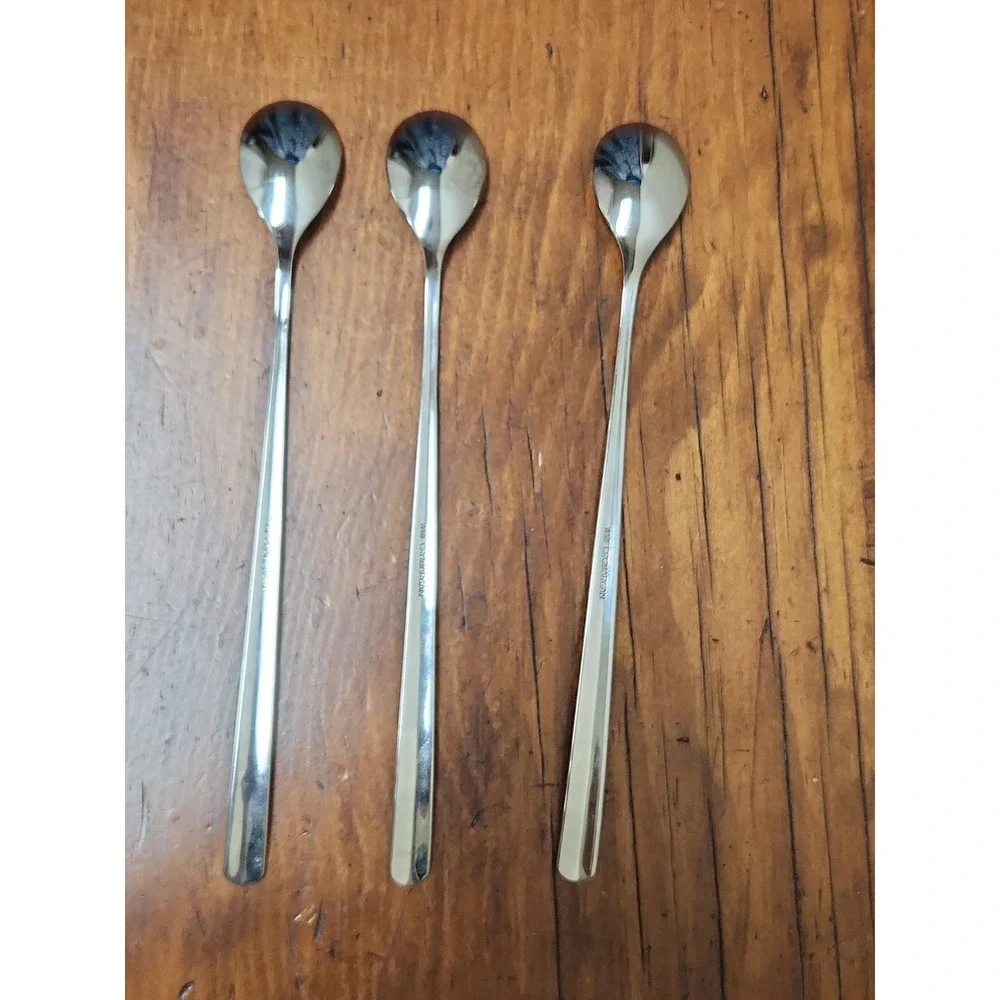 WMF Cromargan 18/10 Stainless Steel Iced Tea Cocktail Stirring Spoons Set of 3